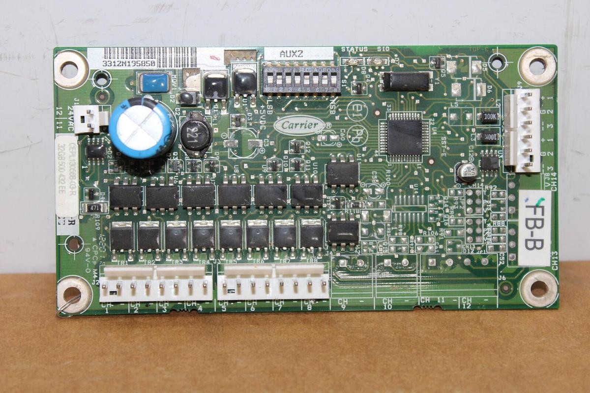 Used CARRIER HVAC FAN CONTROL CIRCUIT BOARD CEPL130568-03-R 32GB500-432-EE