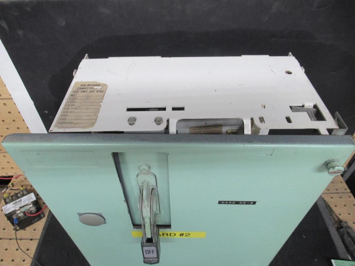 Used CUTLER HAMMER MOTOR CONTROL BUCKET 17" CHASIS 600 V NO BREAKER / STARTER W/ DOOR