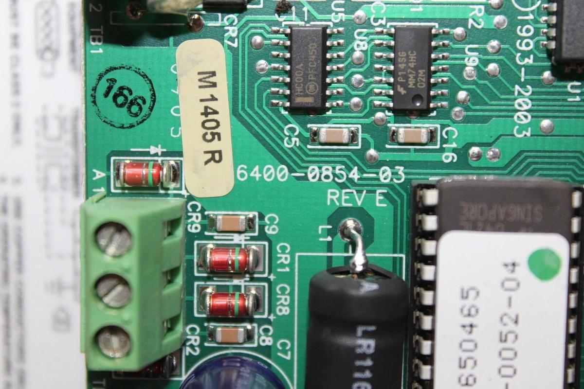 Used TRANE HMI CHILLER PURGE KEYPAD X13650465 6200-0052-04 6400-0854-03 REV. E