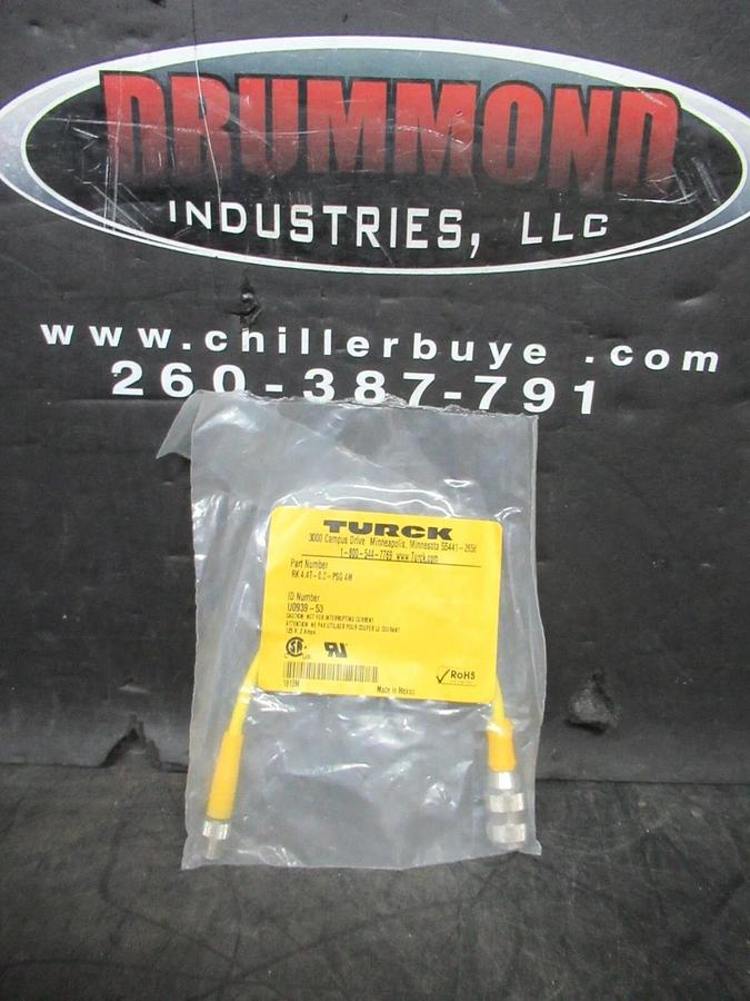 NEW IN BAG TURCK RK4.4T-0.2-PSG4M EUROFAST DUAL-ENDED CORDSET **WARRANTY**