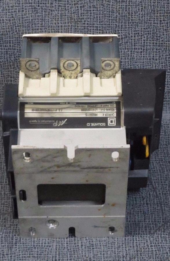 Used TELEMECANIQUE SQUARE D CONTACTOR LC1F115 175 AMP 600 VAC 100 HP WITH 110V COIL