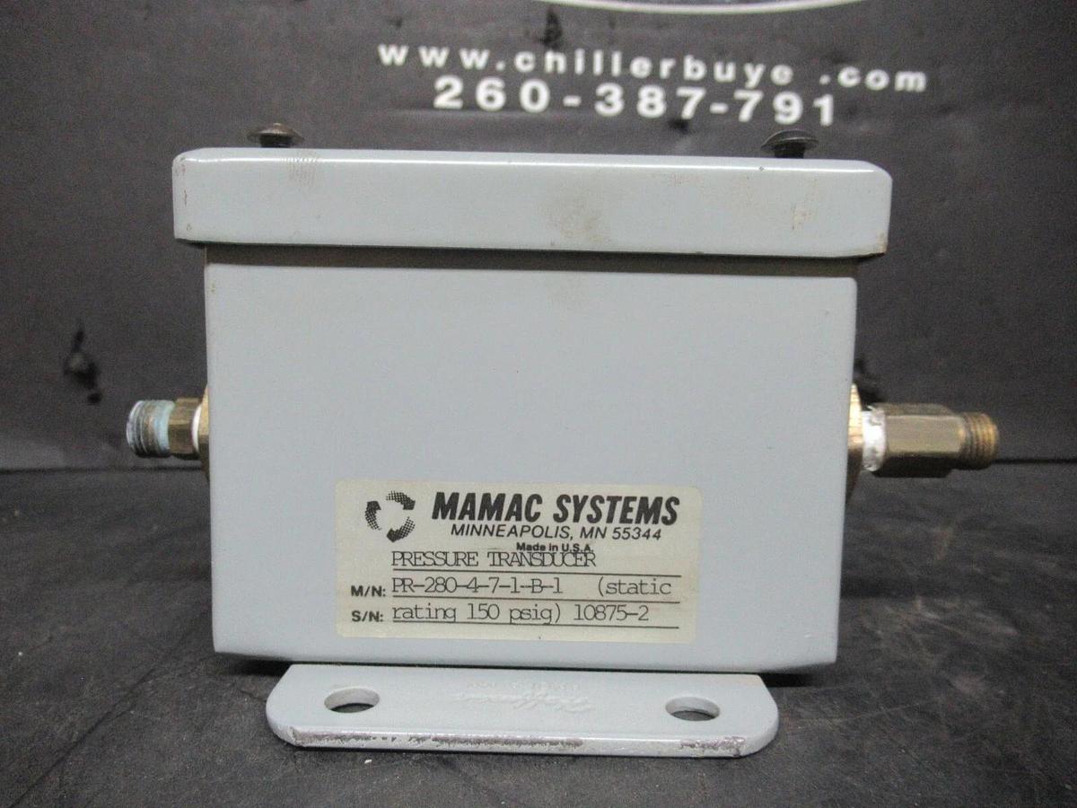 Used MAMAC SYSTEMS PRESSURE TRANSDUCER PR-280-4-7-1-B-1 **WARRANTY INCLUDED**