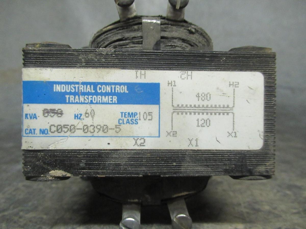 Used MICRON CONTROL TRANSFORMER C050-0390-5 60HZ 480V 50VA INPUT:480V OUTPUT:120V