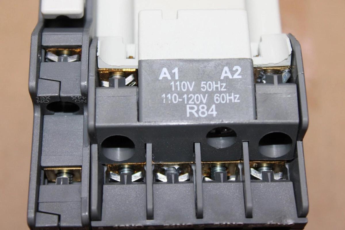 Used LOT OF 2 ABB CONTROL RELAY N22E 16 AMP 600 VAC COIL: 110/120V **WARRANTY**