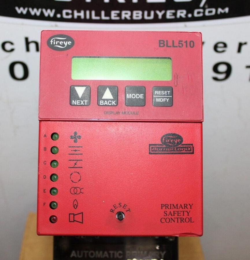Used FIREYE BURNERLOGIX PRIMARY SAFETY CONTROL YB110UV BLL510 120 VAC *WARRANTY*