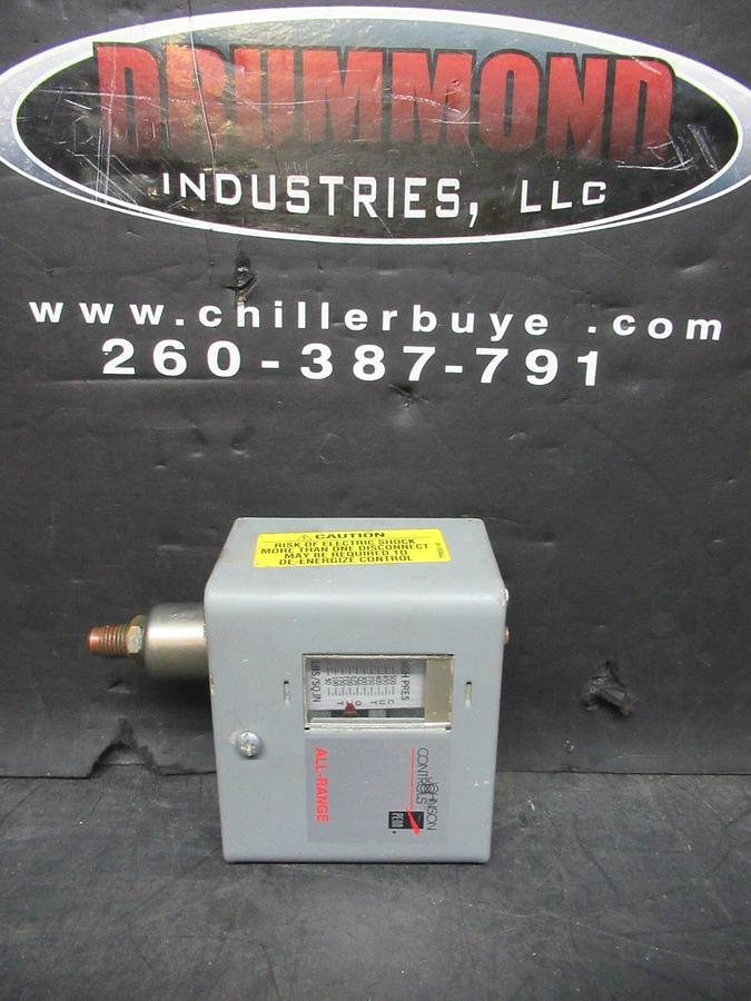 Used JOHNSON CONTROLS PRESSURE CONTROL P70JA-49 600 VAC 16 AMP 50/500 PSIG