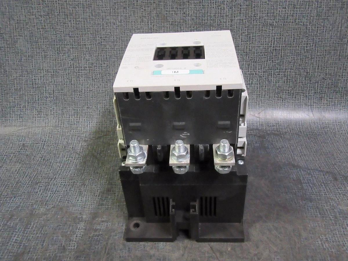 Refurbished SIEMENS SIRIUS CONTACTOR 140 AMP 600V 3 PHASE 110-127V COIL MODEL: 3RT1054-6AF36