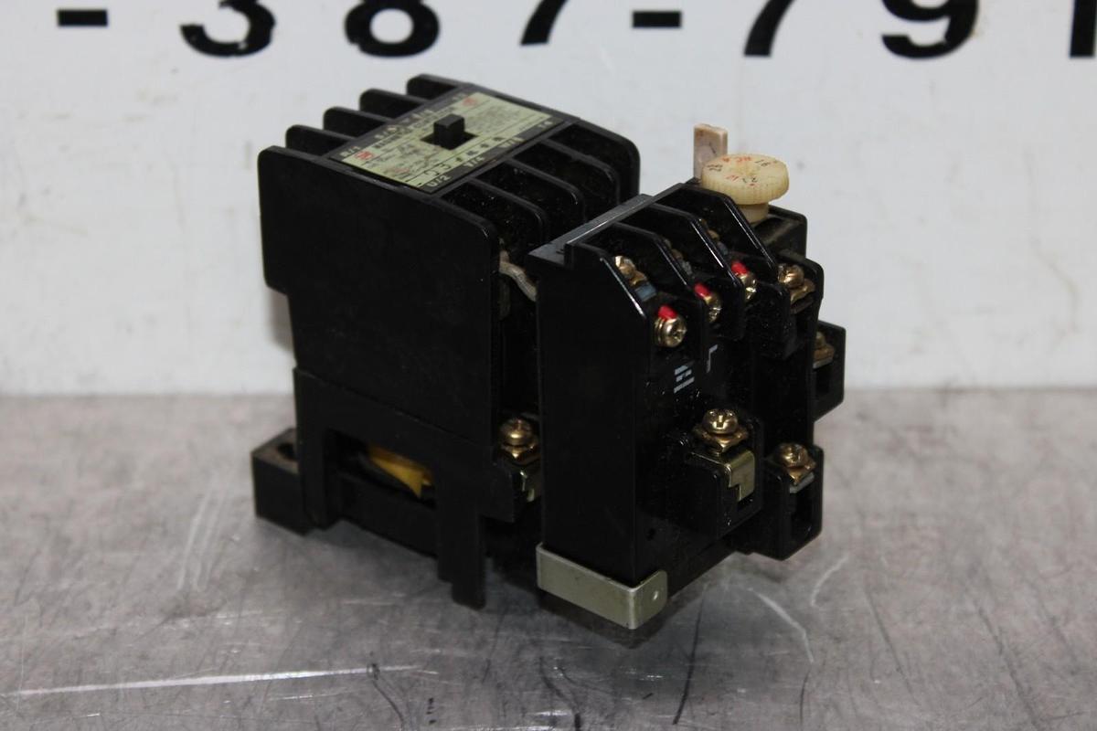 Used MAGNETIC STARTER S-C11L 500 VAC 20 AMP 4-POLE 5.5 HP COIL: 220 VOLT *WARRANTY*