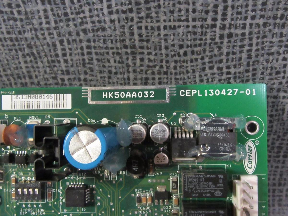 Used CARRIER CHILLER CONTROL CIRCUIT BOARD ASSEMBLY: 30HX501316 MODEL: CEPL130427-01
