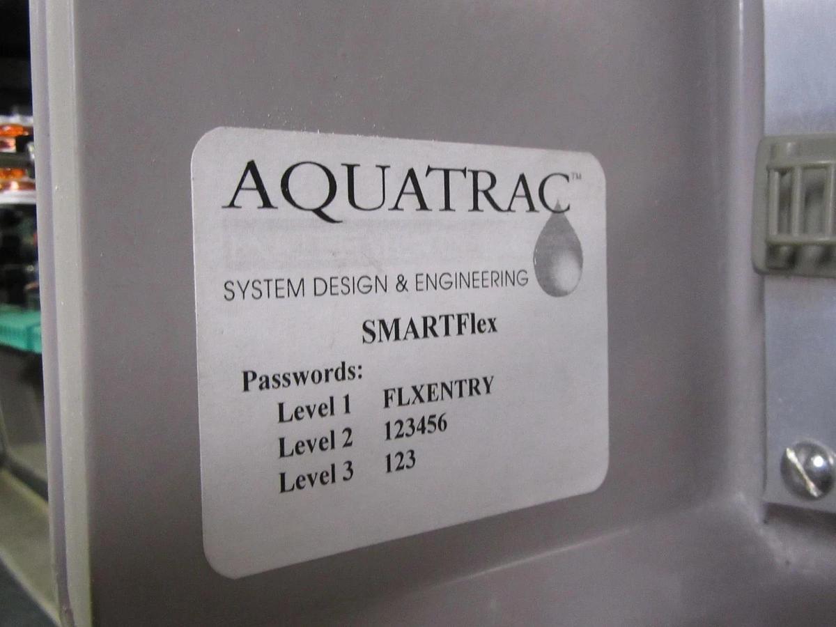 Used AQUATRAC SMARTFLEX WATER MANAGEMENT CONTROLLER VER 18 W/ V90/56K MODEM WARRANTY