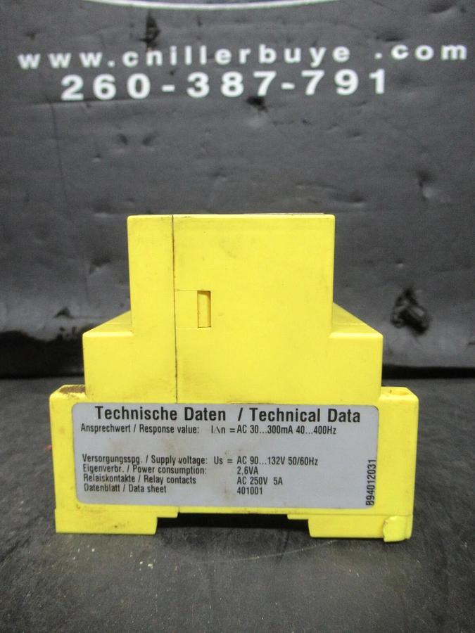 Used BENDER ELECTRIC RESIDUAL CURRENT MONITOR RCM460Y-13 **WARRANTY INCLUDED**