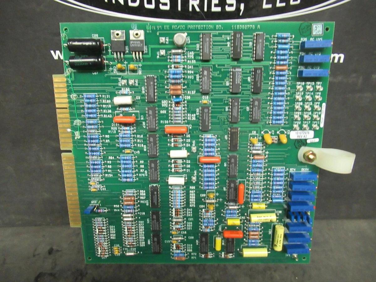 Used EXIDE 101072976 REV A2 EE AC/DC PROTECTION CIRCUIT BOARD CARD 118302770 REV A