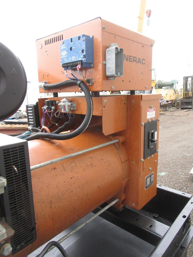 Used 50 KW DIESEL GENERATOR GENERAC 120/240 V 4.0 HINO ONLY 398 HOURS VIDEO SHIPPING
