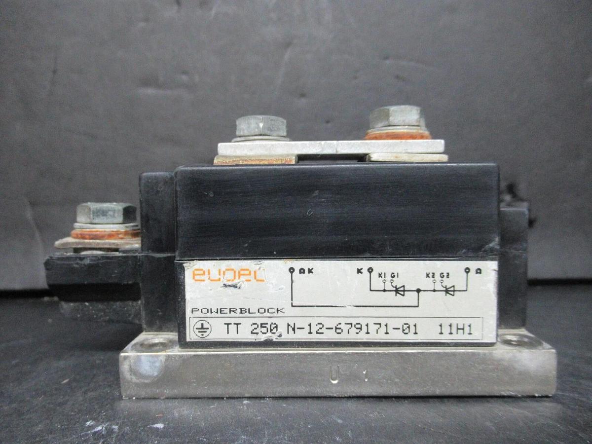 Used EUPEC POWERBLOCK IGBT POWER MODULE TT250N-12-679171-01 **WARRANTY INCLUDED**