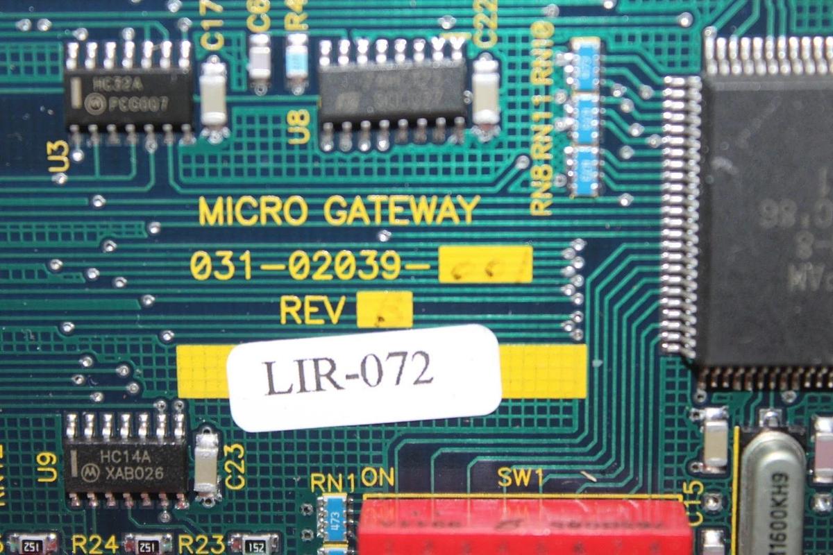 Used YORK MICRO GATEWAY CIRCUIT BOARD 031-02039-001 REV. B **WARRANTY INCLUDED**
