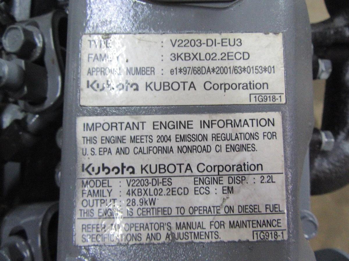 Refurbished 25 KW DIESEL KUBOTA 2203 GENERATOR GENUINE STAMFORD 277/480V IN STOCK NO WAIT