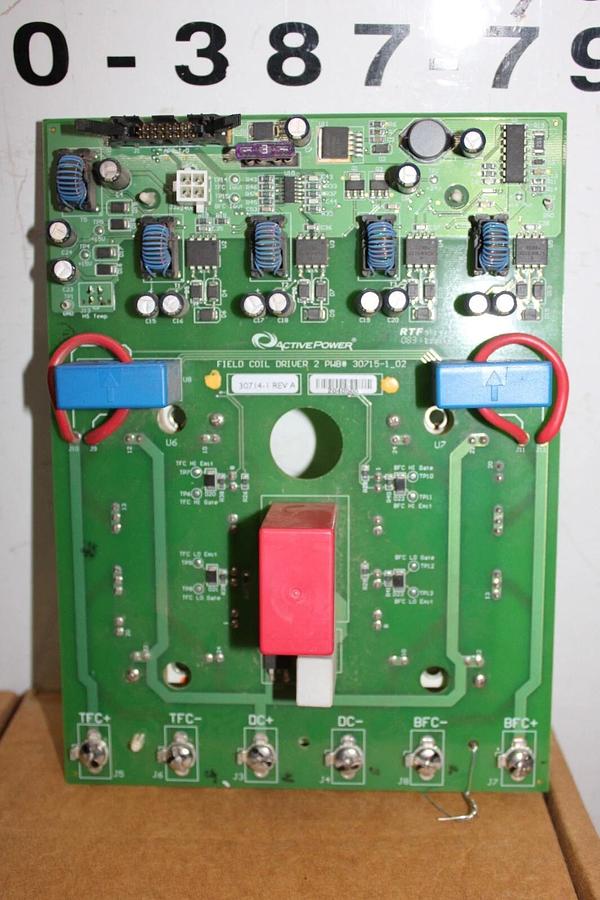 Used ACTIVE POWER FIELD COIL DRIVER 2 BOARD 30714-1 REV. A 30715-1_02 **WARRANTY**