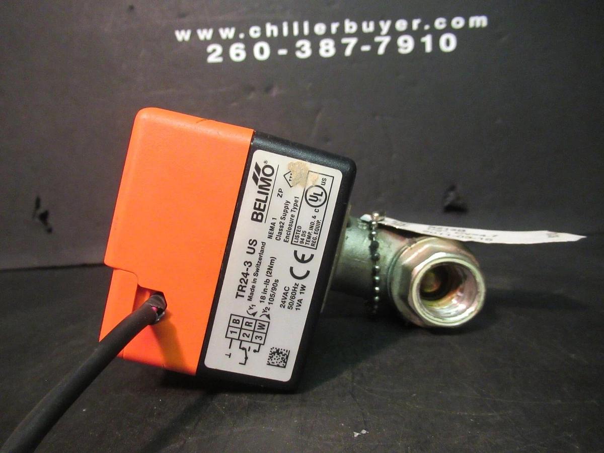 Used BELIMO FLOATING NON-SPRING RETURN ACTUATOR TR24-3 24 VAC 1 WATT 600 PSI