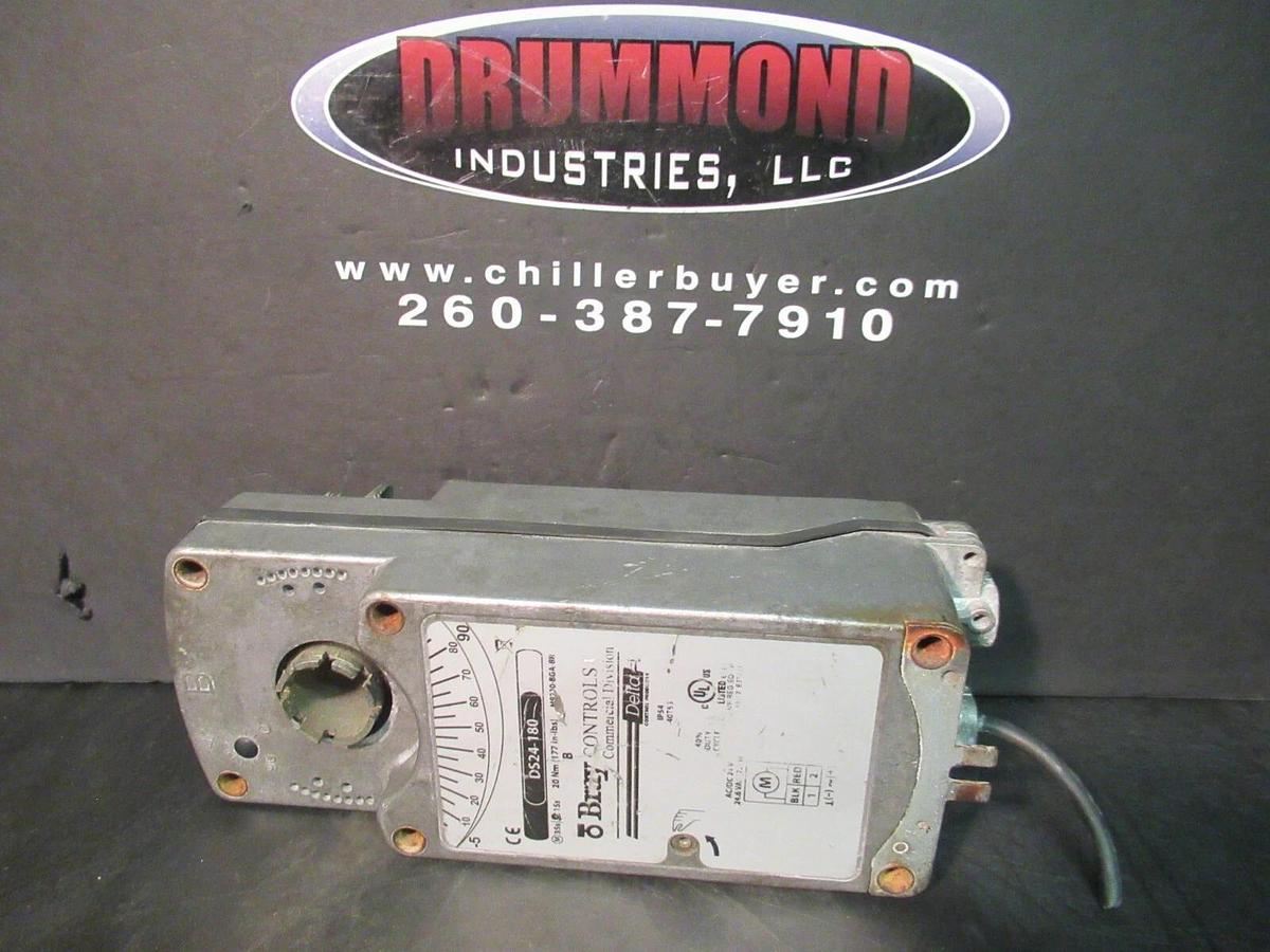 Used BRAY CONTROLS SPRING RETURN DAMPER ACTUATOR DS24-180 24 VOLT 24.6 VA *WARRANTY*