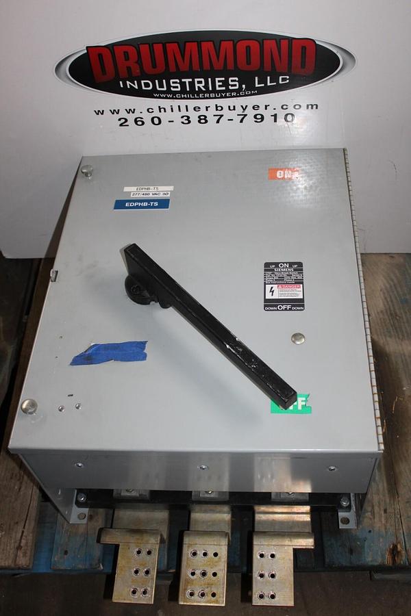 Used SIEMENS VACU-BREAK PANELBOARD DISCONNECT SWITCH VF357BL 800 AMP 600 VAC 3-PHASE
