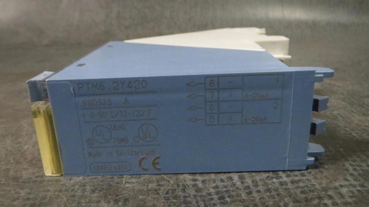 Used SIEMENS APOGEE TERMINATION MODULE WITH BASE MODEL: PTM6.2Y420 **WARRANTY**