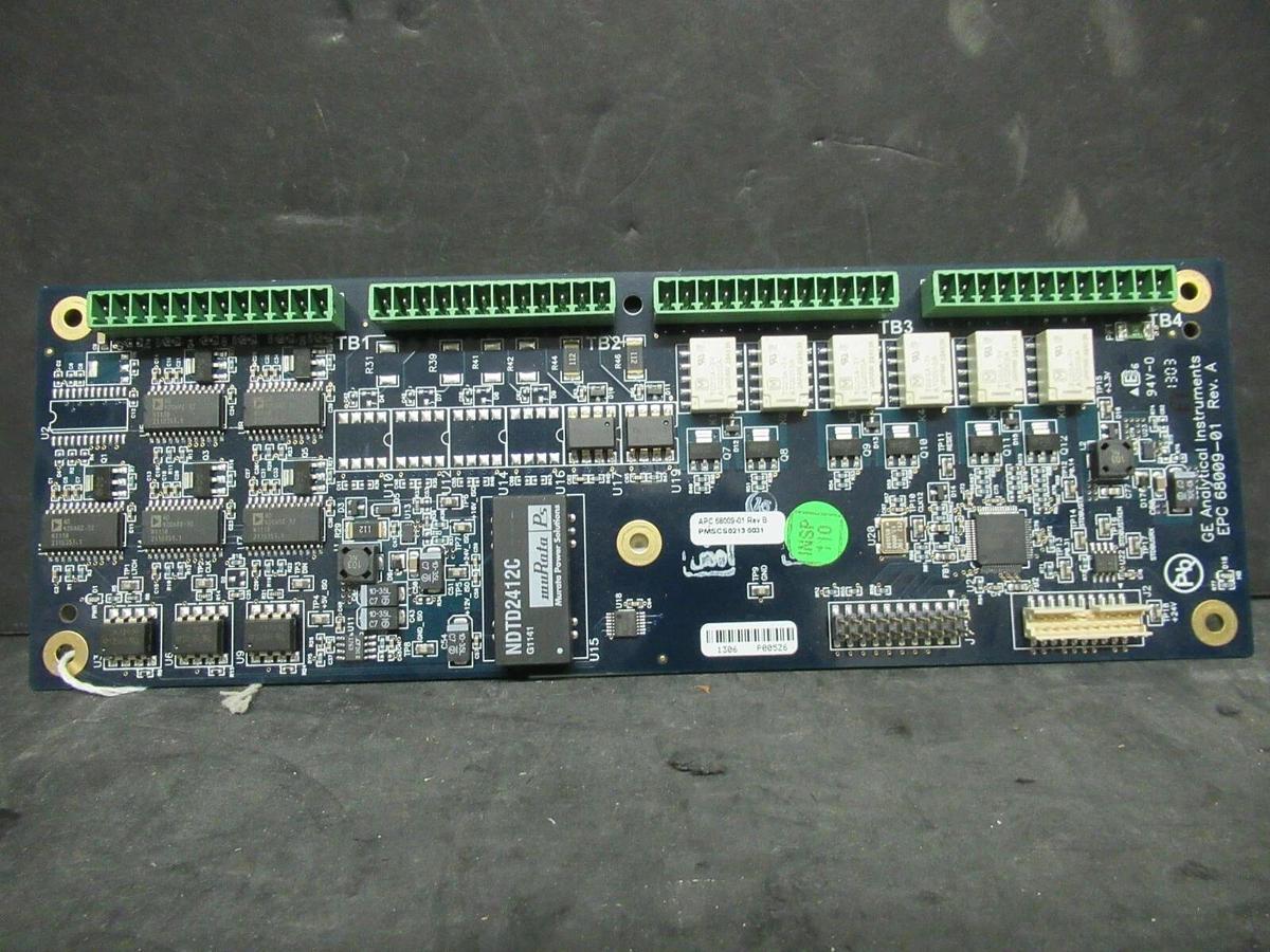Used GE ANALYTICAL CIRCUIT BOARD EPC 68009-01 REV. A / APC 68009-01 REV. B