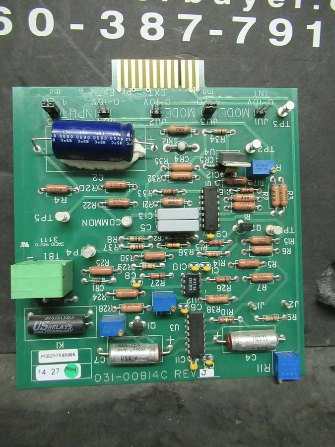 Used YORK CHILLER CIRCUIT BOARD MODEL: 031-00814C REV J  *WARRANTY *