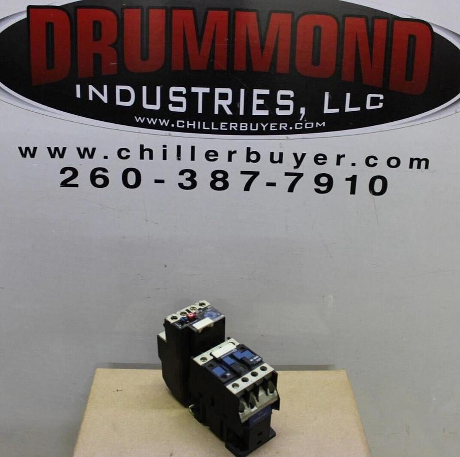 Used TELEMECANIQUE STARTER LC1D0910 20 AMP 600 VAC 7.5 HP W/ LR2-D1306