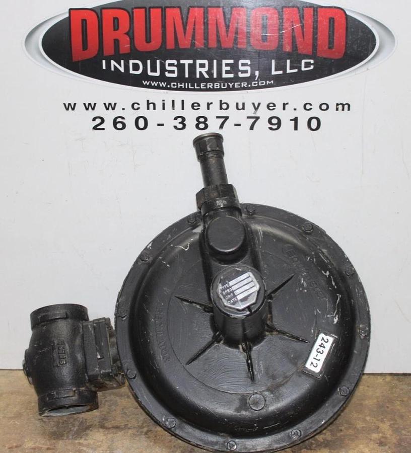 Used EQUIMETER IRV GAS REGULATOR 243-12 6-14" INLET: 2.25" **WARRANTY**