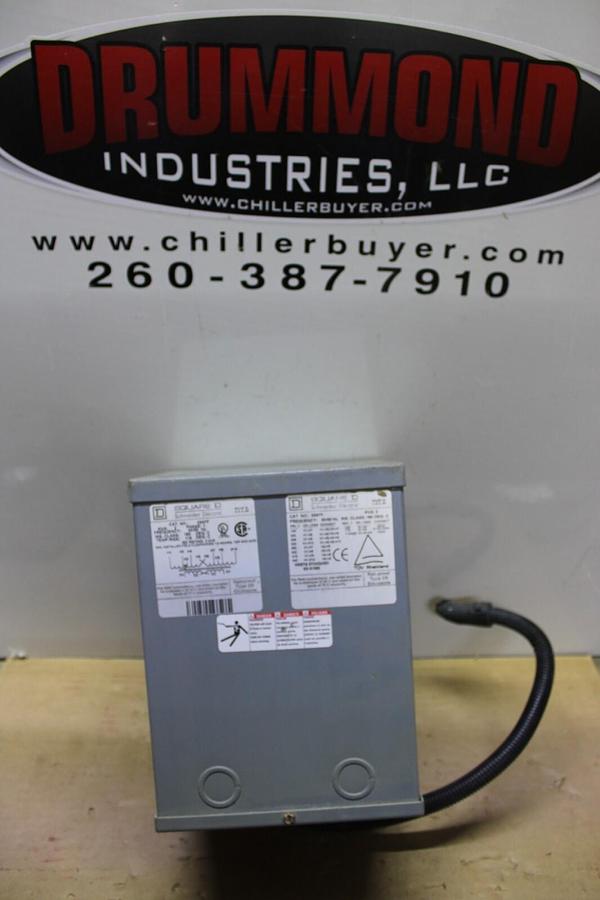 Used SQUARE D SINGLE PHASE TRANSFORMER 2S67F 2 KVA PRI: 480C SEC: 240V 3R ENCLOSURE