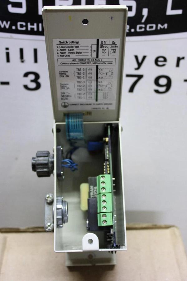 Used LIEBERT LIQUI-TECT SENSOR LEAK DETECTOR LT-460 REV. N 24 VAC 0.12 AMP 3VA TYPE 1
