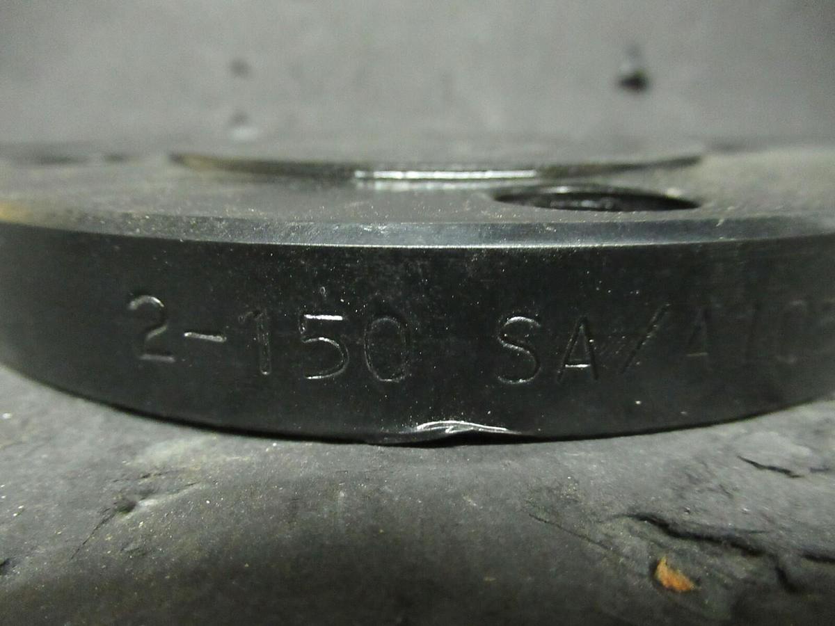 FLANGE 2 INCH BLANK 6 INCH OVERALL DIAMETER 4 BOLT 150 PSI