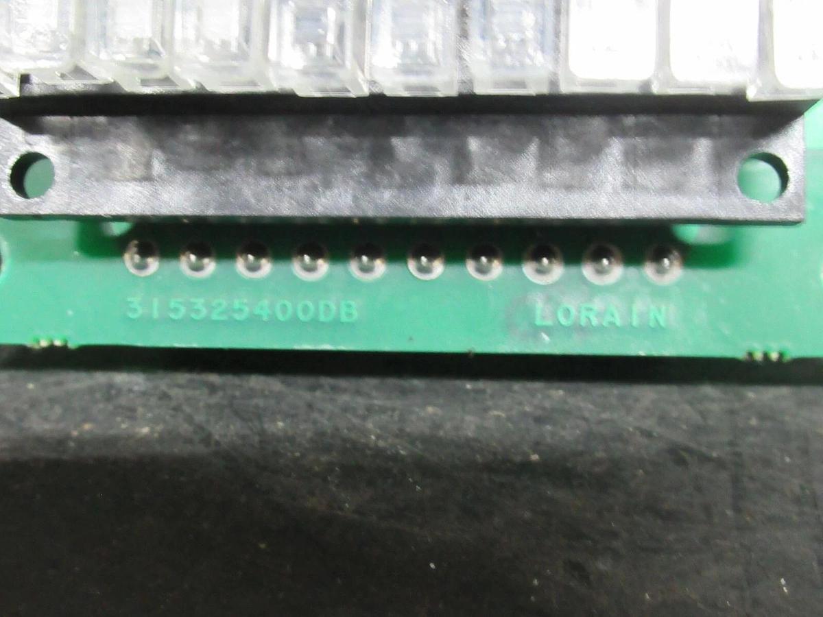 Used LORAIN CIRCUIT BOARD 315325400DB / 433843700 / 976-437-0183 **WARRANTY**