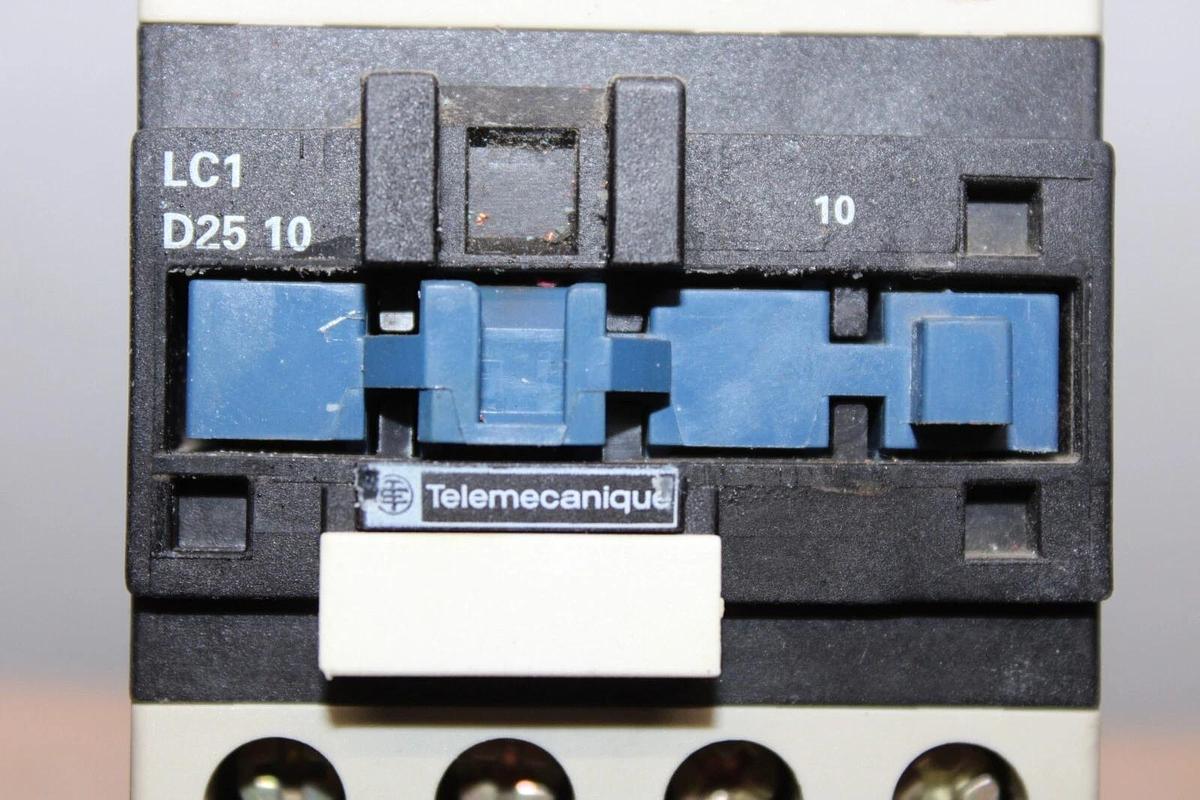 Used TELEMECANIQUE STARTER LC1-D25-10 600 VAC 40 AMP 20 HP 3-PHASE *WARRANTY*