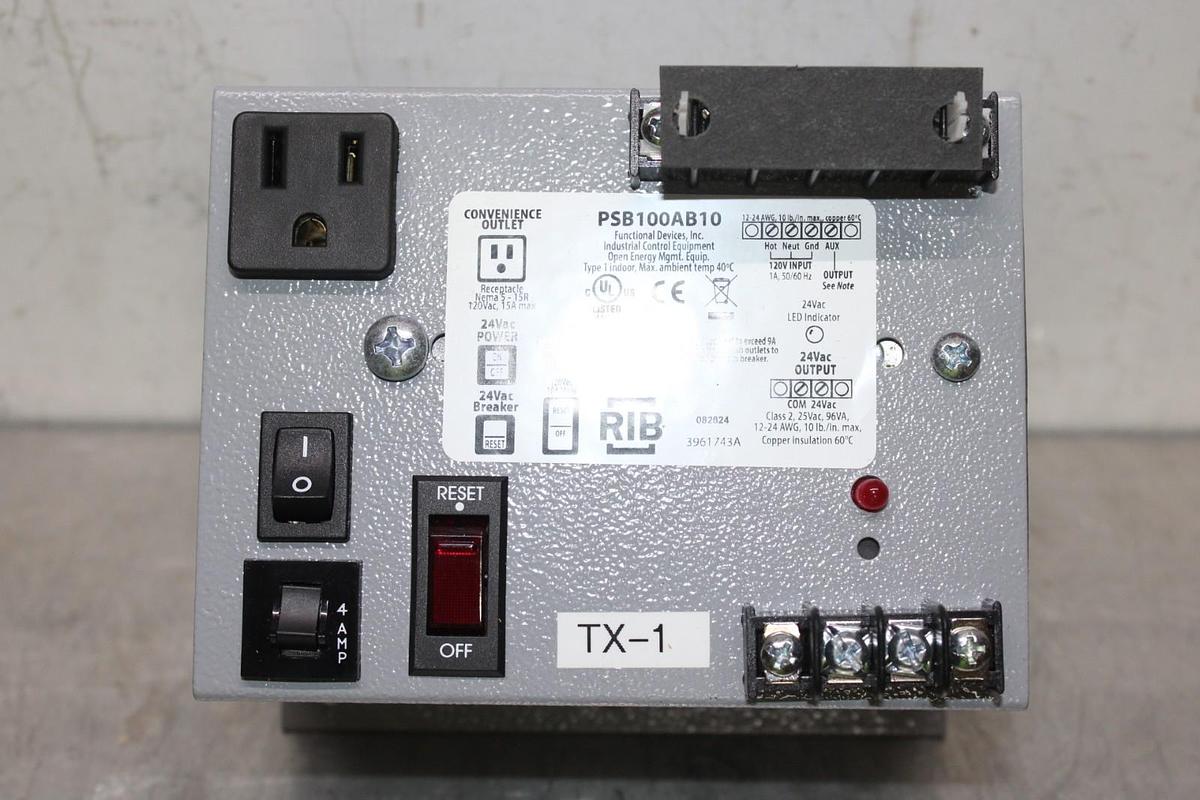 Used FUNCTIONAL DEVICES OPEN ENERGY MANAGEMENT SYSTEM PSB100AB10 **WARRANTY**