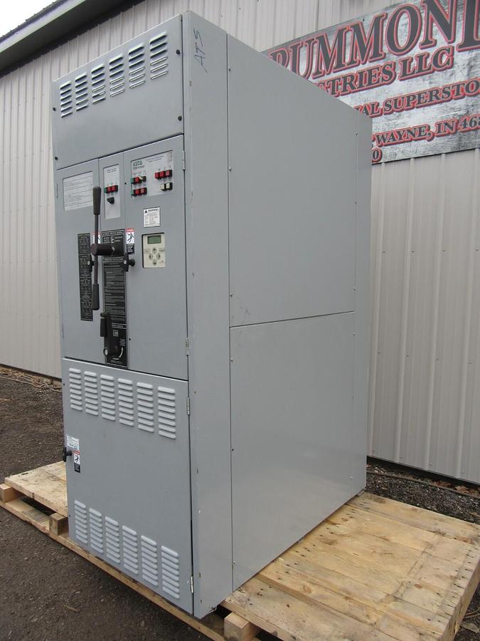 Used 1000 AMP ASCO AUTOMATIC TRANSFER SWITCH 7000 SERIES 480 V ATS BYPASS ISOLTION