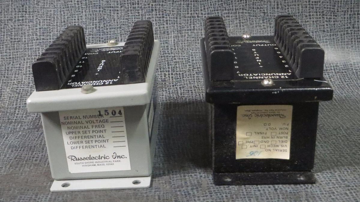 Used RUSSELECTRIC INC 12 CHANNEL ANNUNCIATOR * INCLUDES WARRANTY*