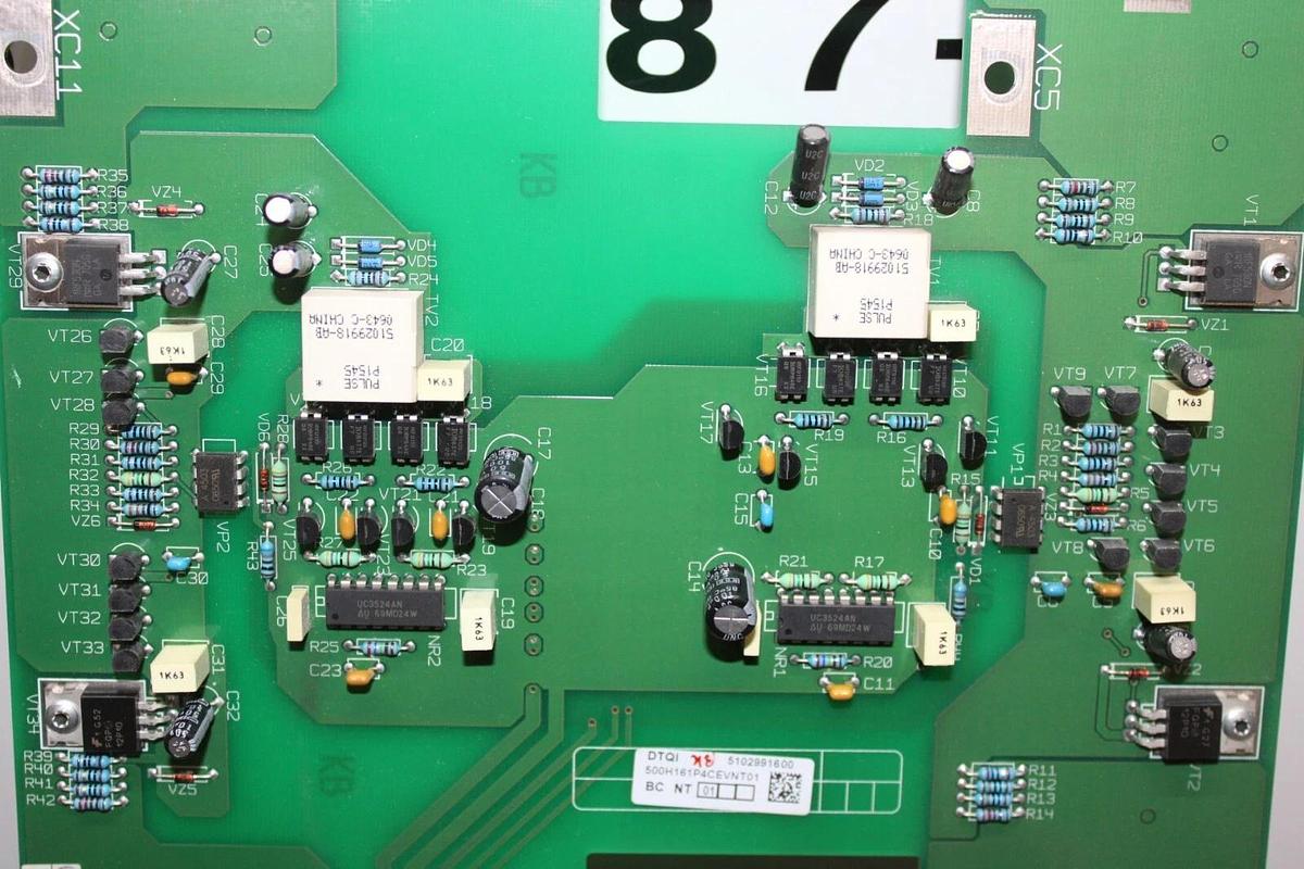 Used MGE UPS CARTE DTQI CIRCUIT BOARD 51029915XD-2BA 500H161P4CEVNT01 **WARRANTY**