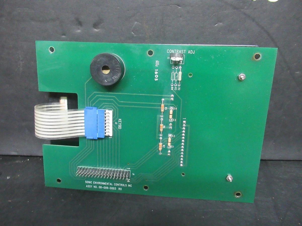 Used SONIC ENVIROMENTAL CONTROLS ENVIRO-PURGE KEYPAD 08-099-0003 R0 **WARRANTY**