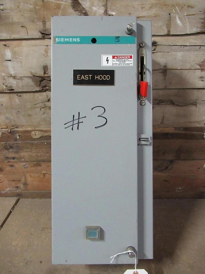 Used SIEMENS COMBINATION STARTER SCN2B4210A85200N4 600A NEMA SIZE 0 **WARRANTY**