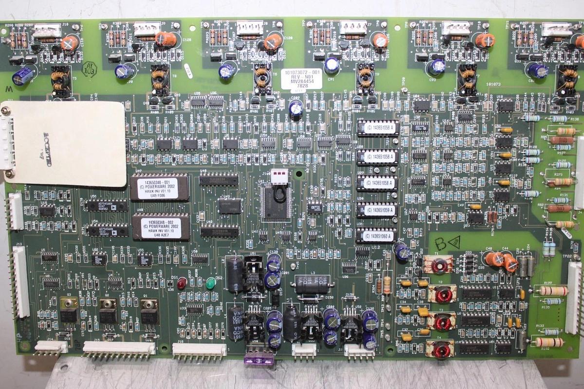 Used EXIDE INVERTER CONTROL CIRCUIT BOARD 101073072-001 REV. N01 *WARRANTY*