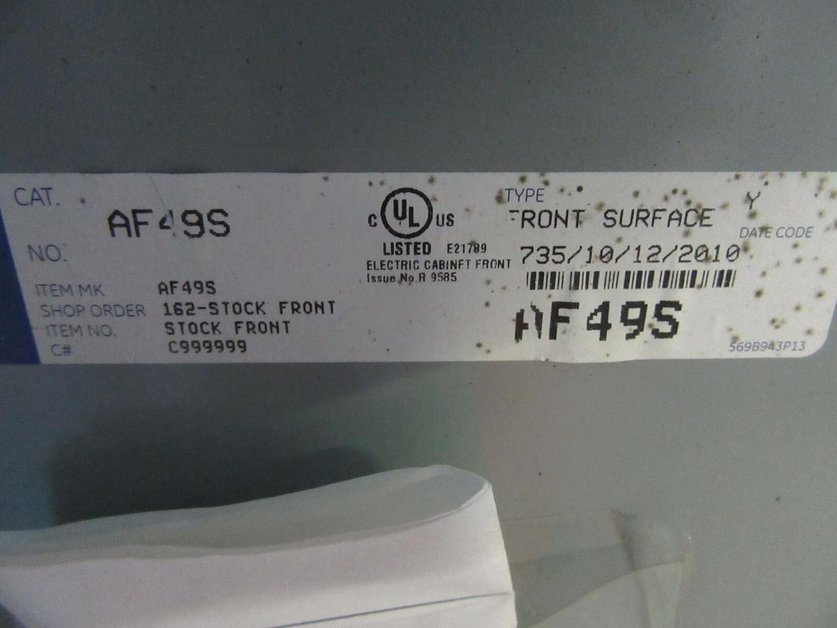 Used GE SERVICE PANEL AQF3421ABX 125 AMP 208Y/120 VOLT 3-PHASE W/ SURGE PROTECTOR
