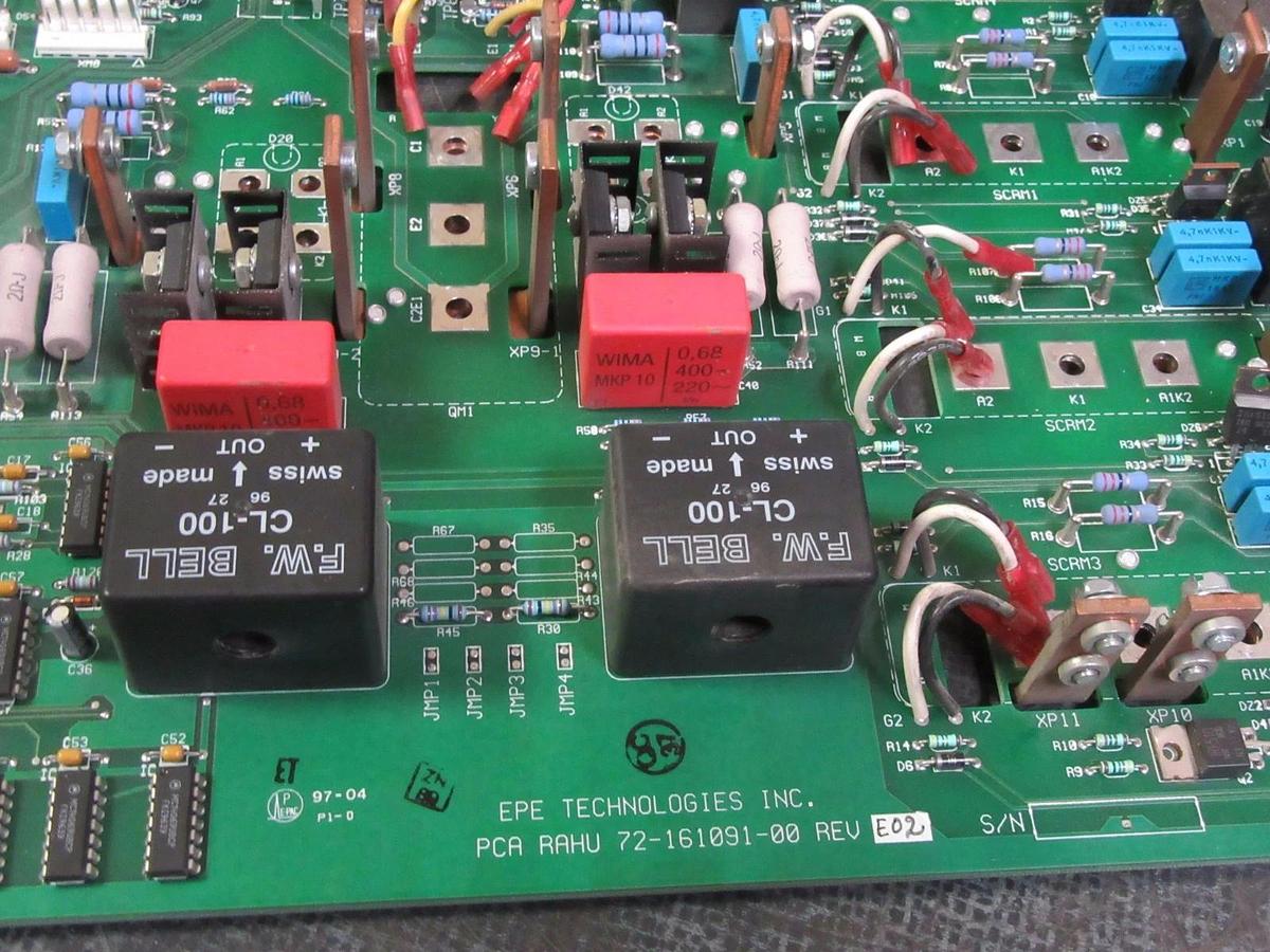 Used EPE TECHNOLOGIES PCA RAHU CIRCUIT BOARD ASSEMBLY 72-161091-00 REV E02