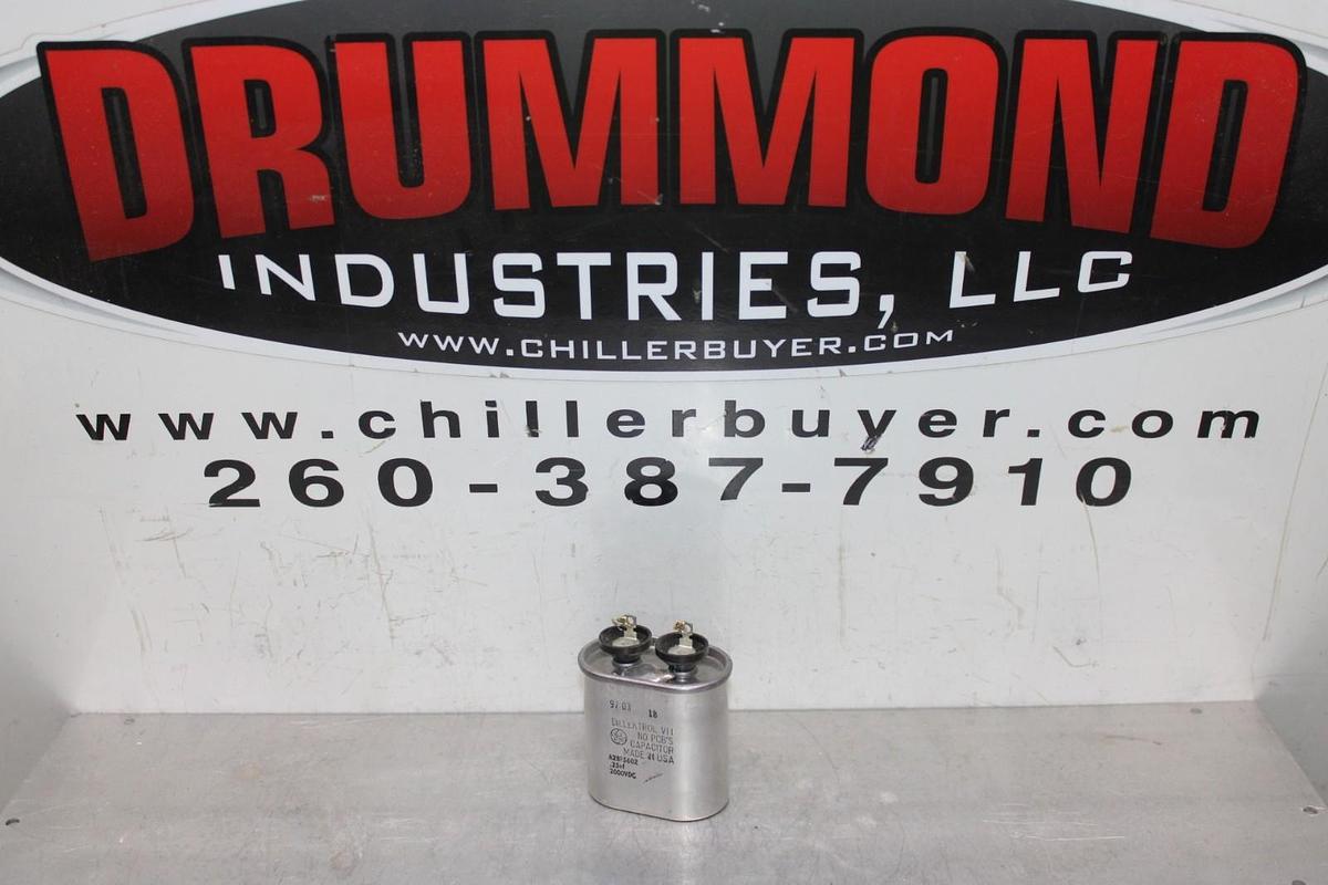 Used GENERAL ELECTRIC DIELEKTROL VII CAPACITOR A28F5602 0.25 uF 2000 VDC *WARRANTY*