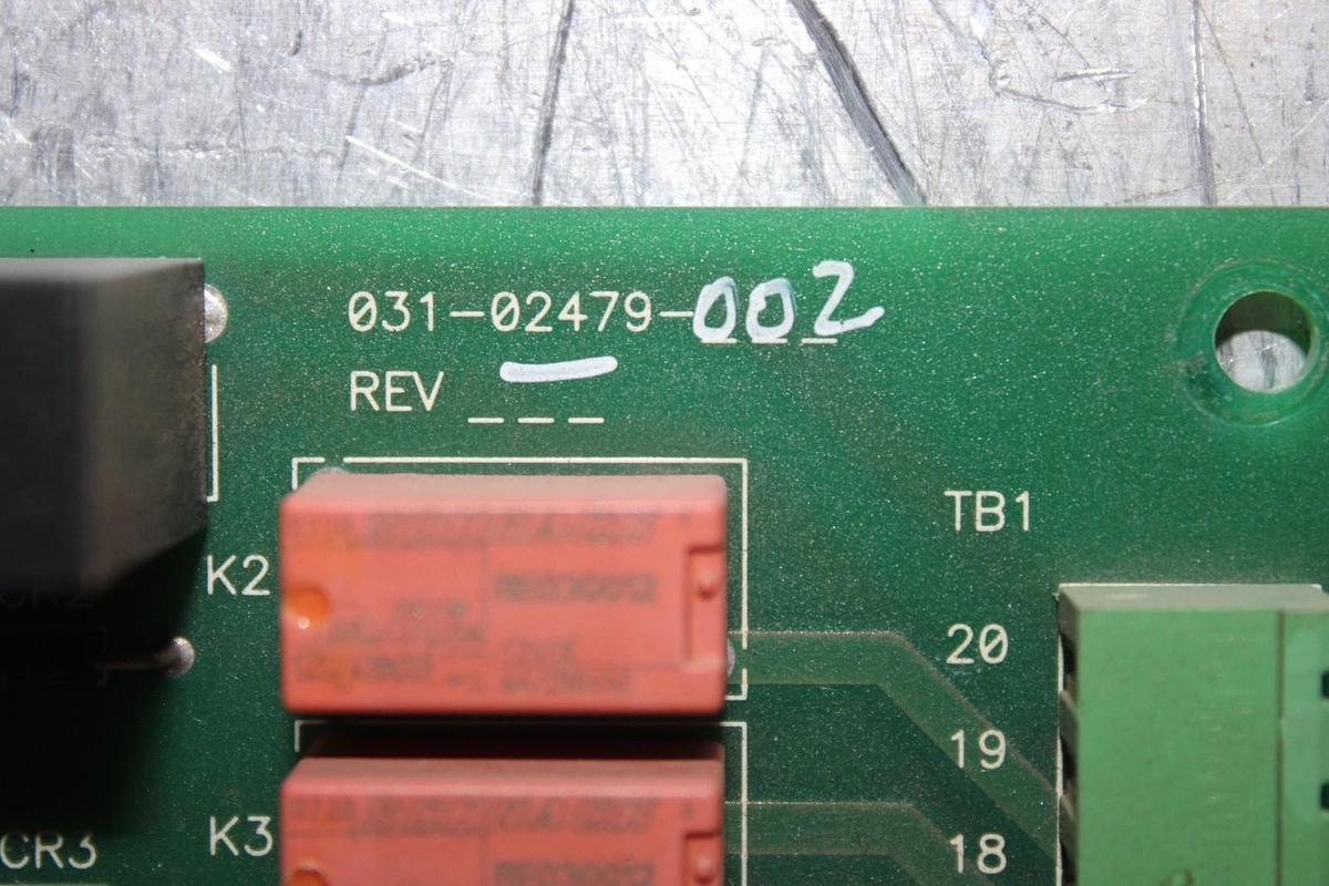 Used YORK CONTROL RELAY CIRCUIT BOARD 031-02479-002 Y005016 **WARRANTY INCLUDED**