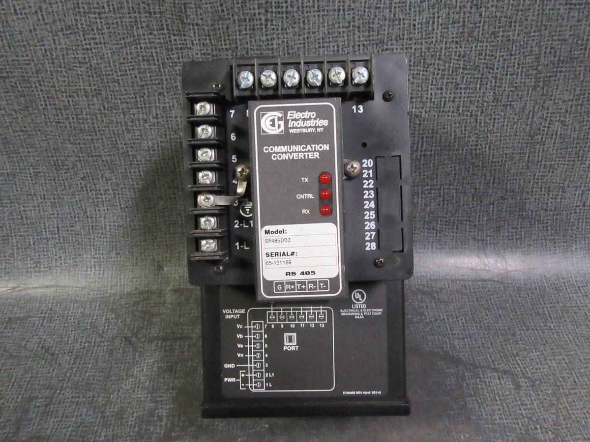 Used ELECTRO INDUSTRIES FUTURA + SERIES CPU1000 MULTIFUNCTION POWER 600/5A
