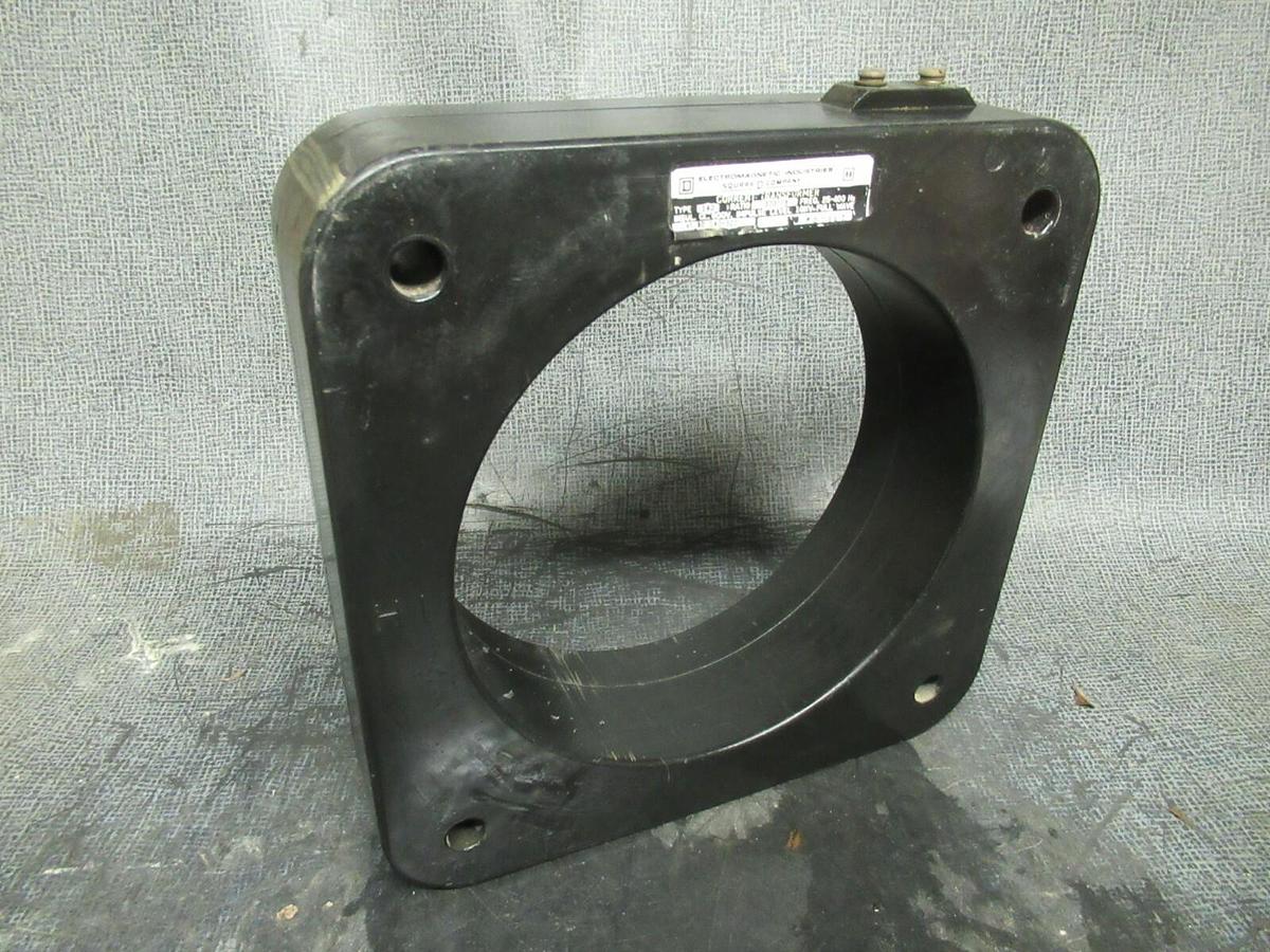 Used SQUARE D CT CAT: 140-302 3000:5 25-400 HZ 600 VOLTS **WARRANTY INCLUDED**