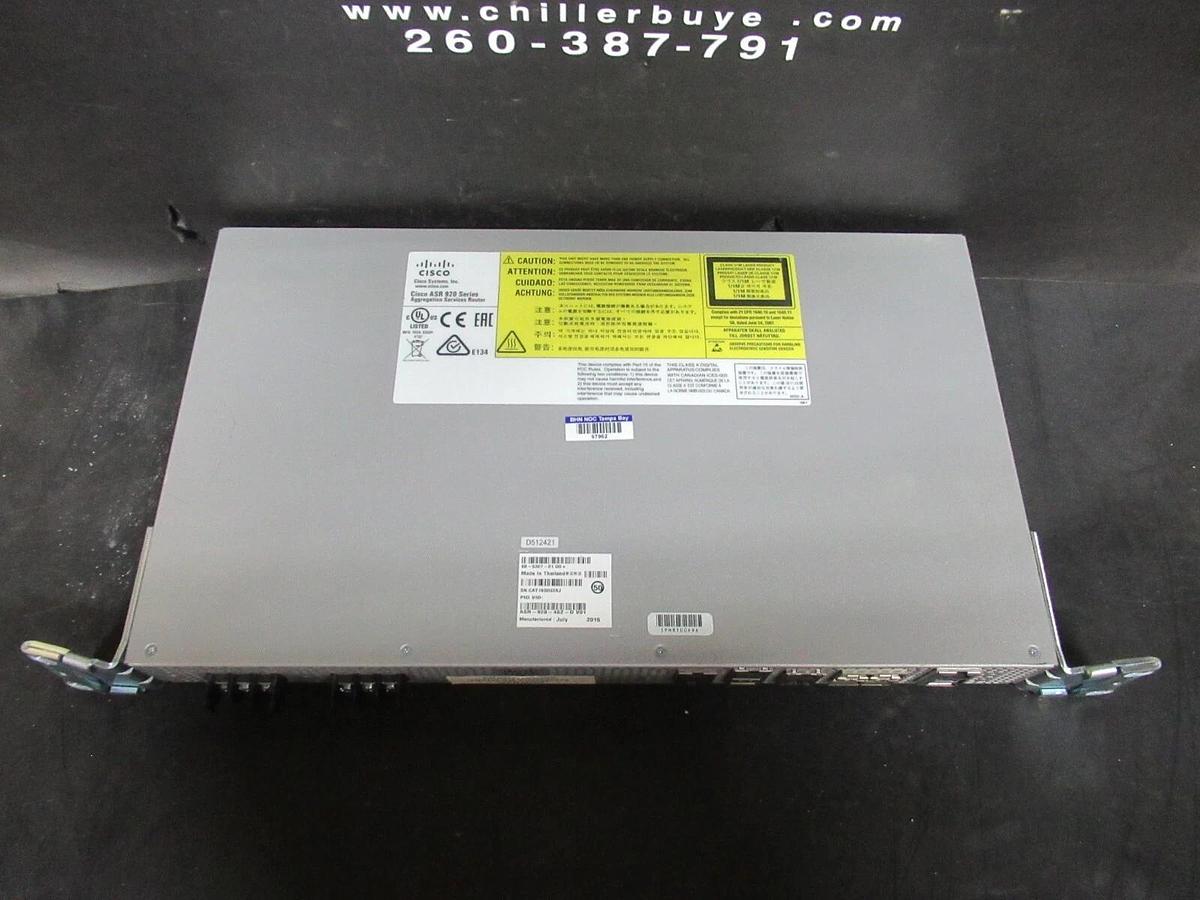 Used CISCO ASR 920 SERIES AGGREGATION SERVICES ROUTER ASR-920-4SZ-D V01 2/4-10 GE