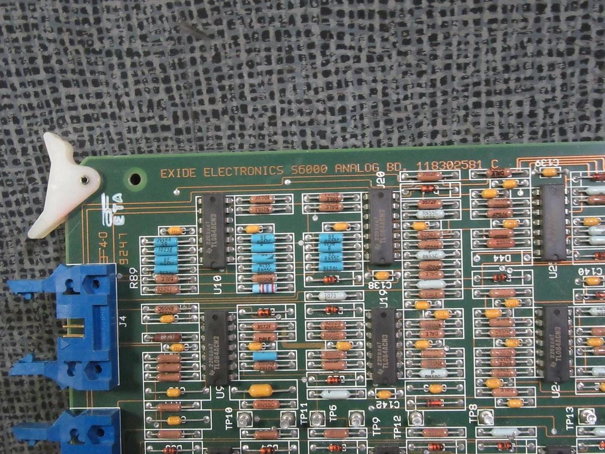 Used EXIDE 56000 ANALOG CIRCUIT BOARD 118302581C J 101072754E *WARRANTY INCLUDED*