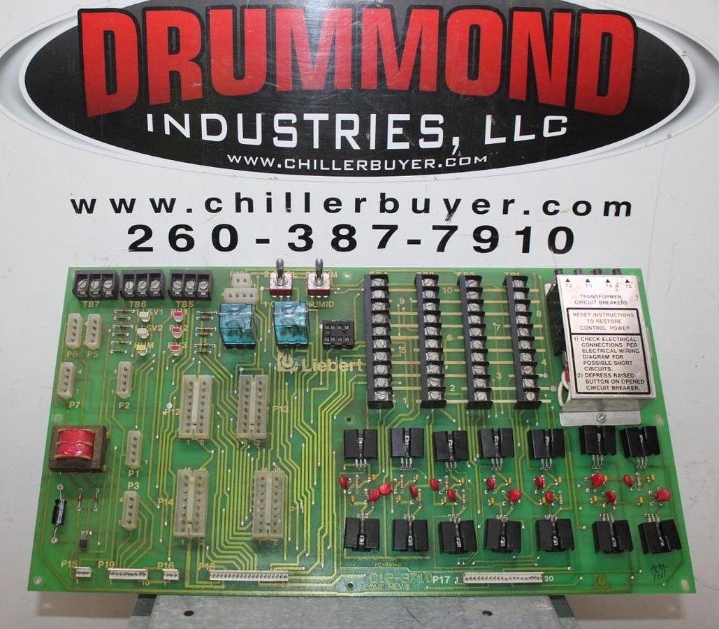 Used LIEBERT CONTROLLER CIRCUIT BOARD G12-3710 REV. E **WARRANTY INCLUDED**